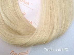 img 3 attached to Tressmatch18 Наращивание волос Платиново-блонд 150 грамм