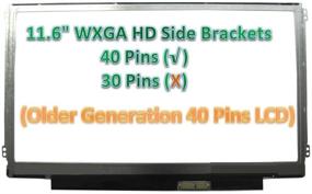 img 4 attached to ⚙️ AU OPTRONICS B116XW03 V.0 SIDE BRACKETS Laptop LCD Screen Replacement - 11.6" WXGA HD LED Display