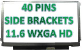 img 3 attached to ⚙️ AU OPTRONICS B116XW03 V.0 SIDE BRACKETS Laptop LCD Screen Replacement - 11.6" WXGA HD LED Display