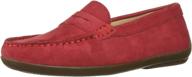 unisex-child кожаный мужские в бразилии naples 2.0 penny driver loafer от driver club usa логотип