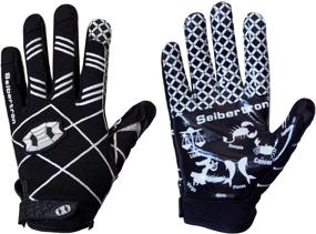 img 2 attached to 🧤 Seibertron Pro 3.0 Elite Ultra-Stick Sports Receiver Glove Football Gloves Youth - Twelve Constellations