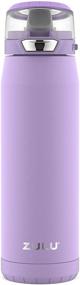 img 4 attached to 🌸 20oz Lilac ZULU Swift Stainless Steel Vacuum Insulated Water Bottle: Antimicrobial Guardian Technology & Silicone Straw