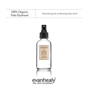 img 3 attached to 🍃 Organic Evanhealy Tulsi Holy Basil Hydrosol Facial Toner: Alcohol-Free Beauty Water Spray for Refreshing & Toning Your Face