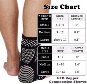 img 2 attached to Compression Support Fasciitis Swelling Achilles