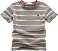 👕 wiyoshy boys' striped crew neck short sleeve t-shirts - cotton top tees for better seo logo