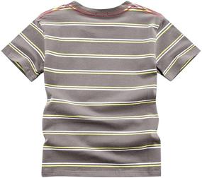 img 3 attached to 👕 WIYOSHY Boys' Striped Crew Neck Short Sleeve T-Shirts - Cotton Top Tees for Better SEO