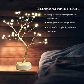 img 3 attached to 🌟 Waterproof 36 LED Tabletop Bonsai Tree Lamp with Touch Switch - 18-Inch, Adjustable Branches, DIY Artificial Tree Light for Home Decor, Party, Wedding, Festival, Christmas