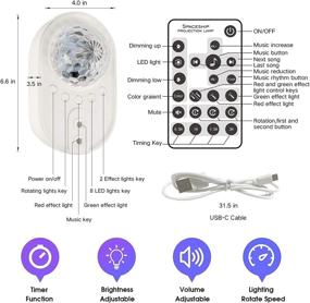 img 3 attached to Проектор HUSHIDA Speaker Rotating Bedroom