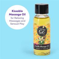 😍 lovehoney oh! vanilla kissable sensual massage oil: vegetarian friendly & irresistible for couples - 1 fl oz. logo