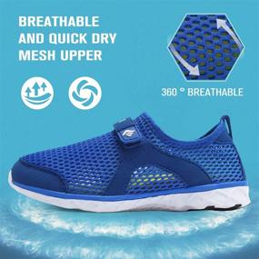 img 3 attached to 👟 CIOR Boys & Girls Water Shoes: Aqua Swim Shoes for Kids - Lightweight Athletic Sneakers for Water Sports (Toddler/Little Kid/Big Kid)