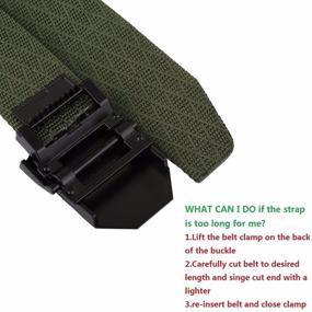 img 1 attached to 🎯 Moonsix Nylon Tactical Military Buckle Men's Accessories: Superior Tactical Gear for the Modern Man