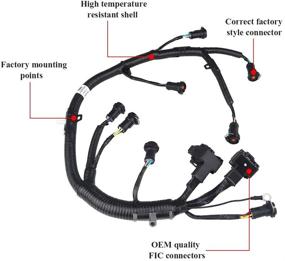 img 2 attached to JDMON FICM Топливный инжекторный проводной комплект ДВС для Ford F250-F550 Powerstroke 6.0L Diesel, 2004-2007