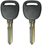 🔑 qualitykeylessplus набор из 2 pk3 b107pt транспондерных чип ключей для автомобилей gm - премиум заменительные ключи логотип