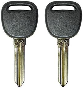 img 4 attached to 🔑 QualityKeylessPlus Pack of 2 PK3 B107PT Transponder Chip Keys for GM Vehicles - Premium Replacement Keys