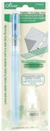 clover fabric folding pen - efficient sewing tool for precise fabric folding logo