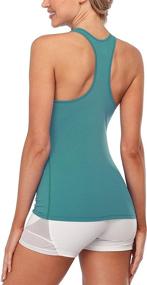 img 4 attached to 🏋️ ATTRACO Women's Racerback Tank Tops: Stylish & sweat-wicking workout shirts for yoga and athletics