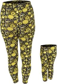 img 1 attached to 👩 Adorable Mommy and Me Matching Eve Leggings for a Joyful New Year