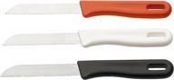 🔪 practical pack of 3 rena professional fruit and vegetable knives: a must-have culinary companion! logo
