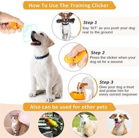 img 1 attached to 🐶 Frienda 16 Pieces Dog Training Clicker with Wrist Strap & Big Button for Pet Behavioral Training - Clickers for Dogs, Cats, Birds, Horses - Includes 16 Colors