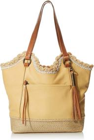 img 4 attached to 👜 Sak Leather Shopper Buttercup Espadrille Women's Handbags & Wallets - Top-Handle Bags