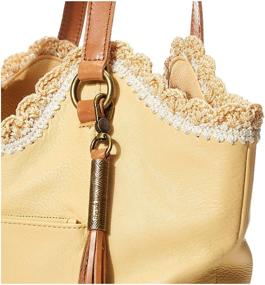 img 2 attached to 👜 Sak Leather Shopper Buttercup Espadrille Women's Handbags & Wallets - Top-Handle Bags