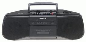 img 3 attached to 🎵 Sony CFS-B15 AM/FM Stereo Cassette Recorder: Enhanced Listening Experience in Sleek Black Design