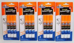 img 4 attached to 🖋️ Elmer's Washable School Glue Pens - Precision Tip, #1 Teacher Brand (3-pens Per Pack) - 4 Packs