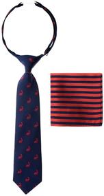 img 4 attached to Canacana Rabbit Microfiber Pre Tied Stripes Boys' Accessories in Neckties
