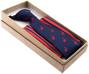 img 2 attached to Canacana Rabbit Microfiber Pre Tied Stripes Boys' Accessories in Neckties