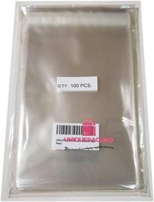 img 4 attached to 🛍️ Pack of 100 Clear A2 Card Resealable Cellophane Cello Bags - 4 3/8 X 5 3/4 (Perfect Fit for A2 Cards, Excludes Envelopes)