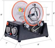 💎 3kg jewelry polisher tumbler rotary mini polisher for polishing and finishing surfaces - 6.6 lbs capacity, 45w power logo