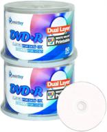 📀 smart buy 100 pack dvd+r dl 8.5gb 8x - printable blank media 100 discs spindle logo