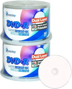 img 2 attached to 📀 Smart Buy 100 Pack DVD+r DL 8.5GB 8X - Printable Blank Media 100 Discs Spindle