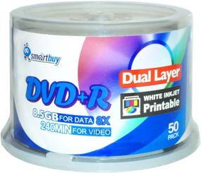 img 1 attached to 📀 Smart Buy 100 Pack DVD+r DL 8.5GB 8X - Printable Blank Media 100 Discs Spindle