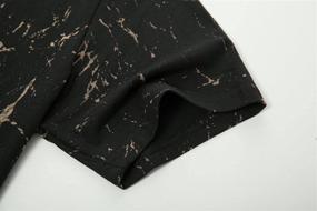 img 1 attached to KLIEGOU Hipster Ripped Hemline Pattern Men's Clothing: Trendy Shirts for Fashion-Forward Males