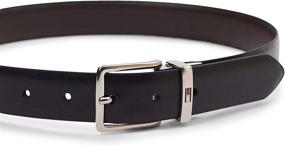 img 1 attached to Stylish Versatility: Tommy Hilfiger Boys' Reversible Dress Belt