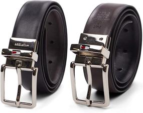 img 4 attached to Stylish Versatility: Tommy Hilfiger Boys' Reversible Dress Belt