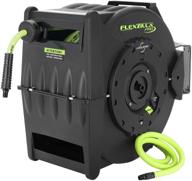 🔧 flexzilla levelwind retractable air hose reel - 3/8 in. x 75 ft - heavy duty, lightweight, hybrid - zillagreen | l8306fz logo