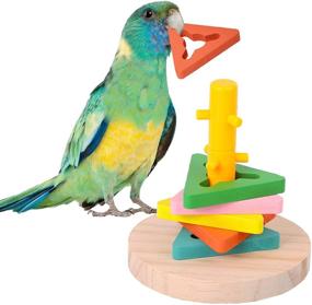 img 4 attached to Toys，Bird Toys，Interactive Exercising Parakeets Cockatiels
