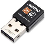 📶 osgear usb wifi card 600mbps adapter - dual band 2.4g 150mbps 5g 433mbps 802.11ac dongle for laptop desktop pc - compatible with windows 10 8 7 xp vista mac linux logo