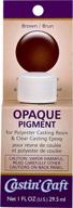 🎨 1-ounce casting craft opaque pigment in brown for environmental technology logo