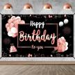 birthday banner backdrop decorations supplies event & party supplies and decorations logo