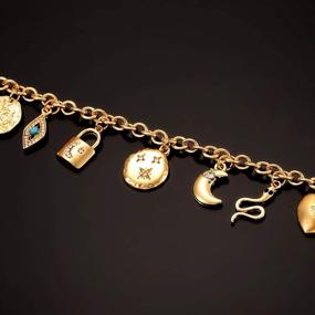 img 2 attached to 🦄 Exquisite CEALXHENY Women’s Link Charm Bracelet: A Whimsical Collection of Unicorn, Butterfly, Star & Heart Charms for Girls