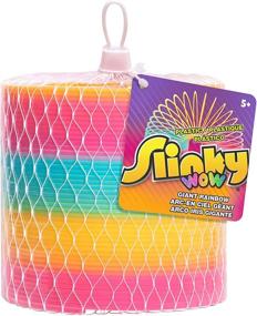 img 1 attached to 🌈 Rainbow Plastic Walking Slinky Original