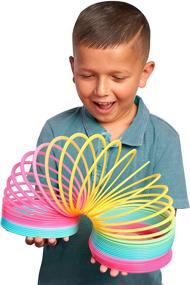 img 3 attached to 🌈 Rainbow Plastic Walking Slinky Original