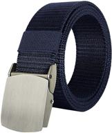 🏻 stylish and durable jiniu breathable military buckle black khaki 123cm bm belts: the perfect men's accessory logo