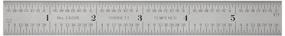 img 2 attached to Starrett C622R 6 2 Sided Steel Ruler