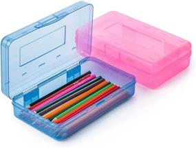 img 4 attached to Mr Pencil Assorted Plastic Storage