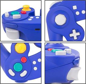 img 2 attached to 🎮 Exlene Wireless Gamecube Controller for Nintendo Switch and PC - Rechargeable, Motion Controls, Rumble, Turbo (Bluetooth Version)