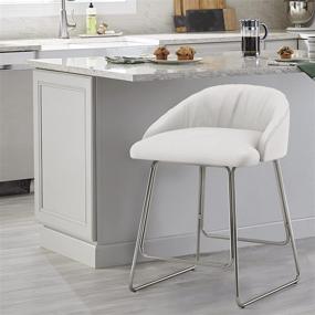 img 4 attached to Hillsdale Boyle Stool Counter White